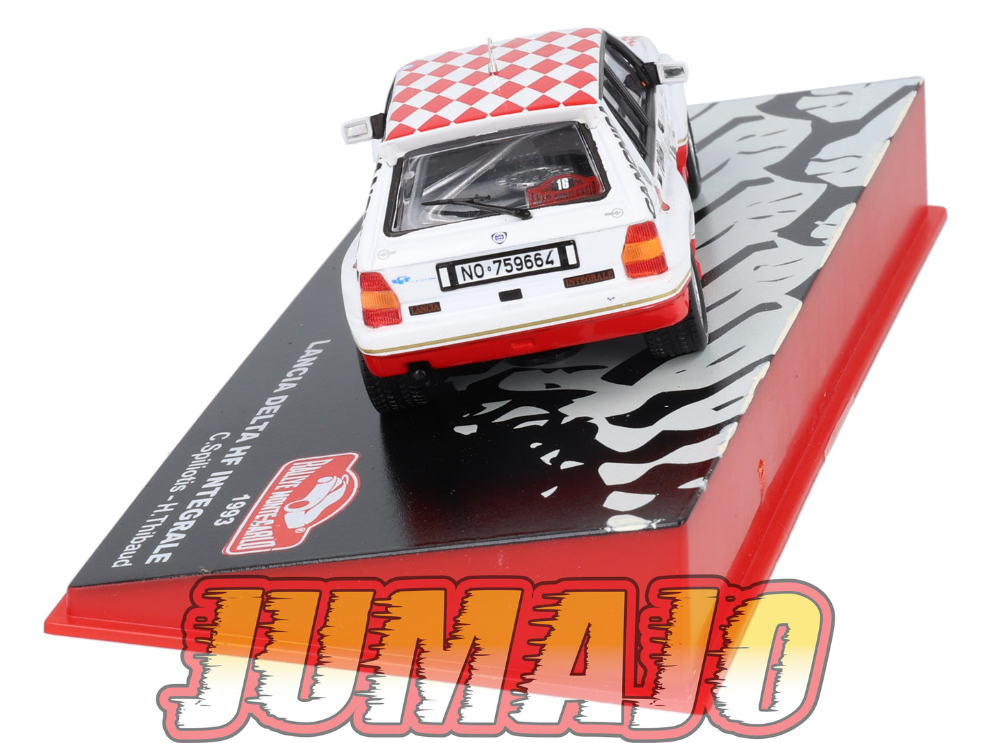 RMC104 Voiture 1/43 IXO Altaya Rallye Monte-Carlo LANCIA Delta HF Integrale 1993 #16 C.Spiliotis