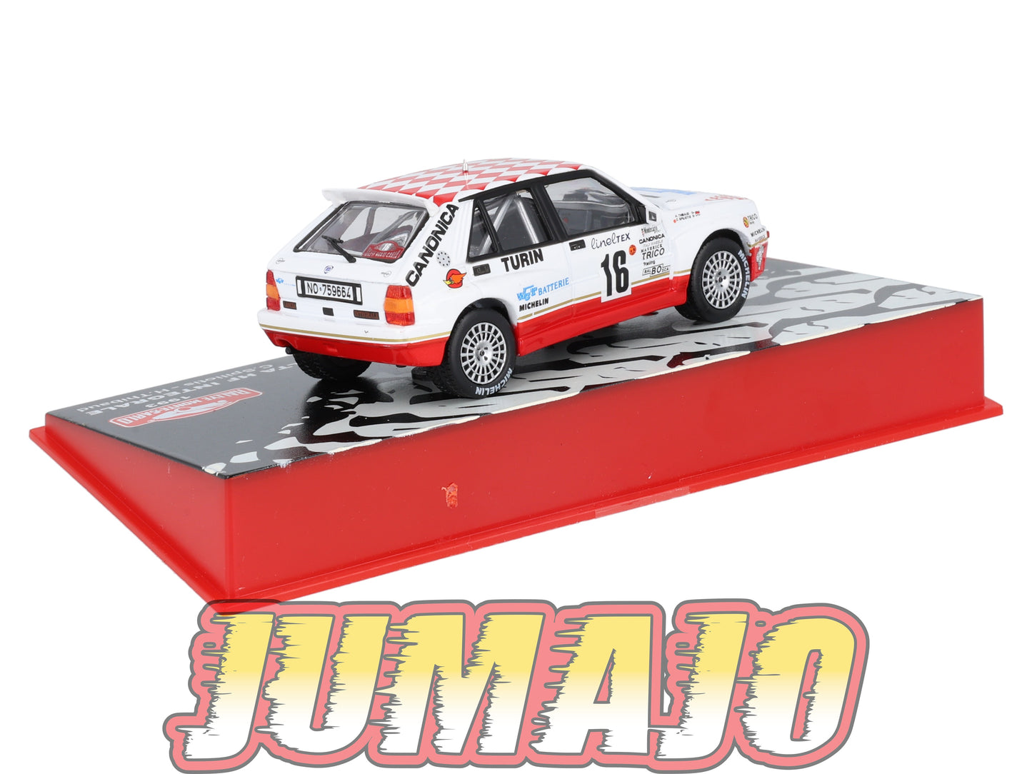 RMC104 Voiture 1/43 IXO Altaya Rallye Monte-Carlo LANCIA Delta HF Integrale 1993 #16 C.Spiliotis