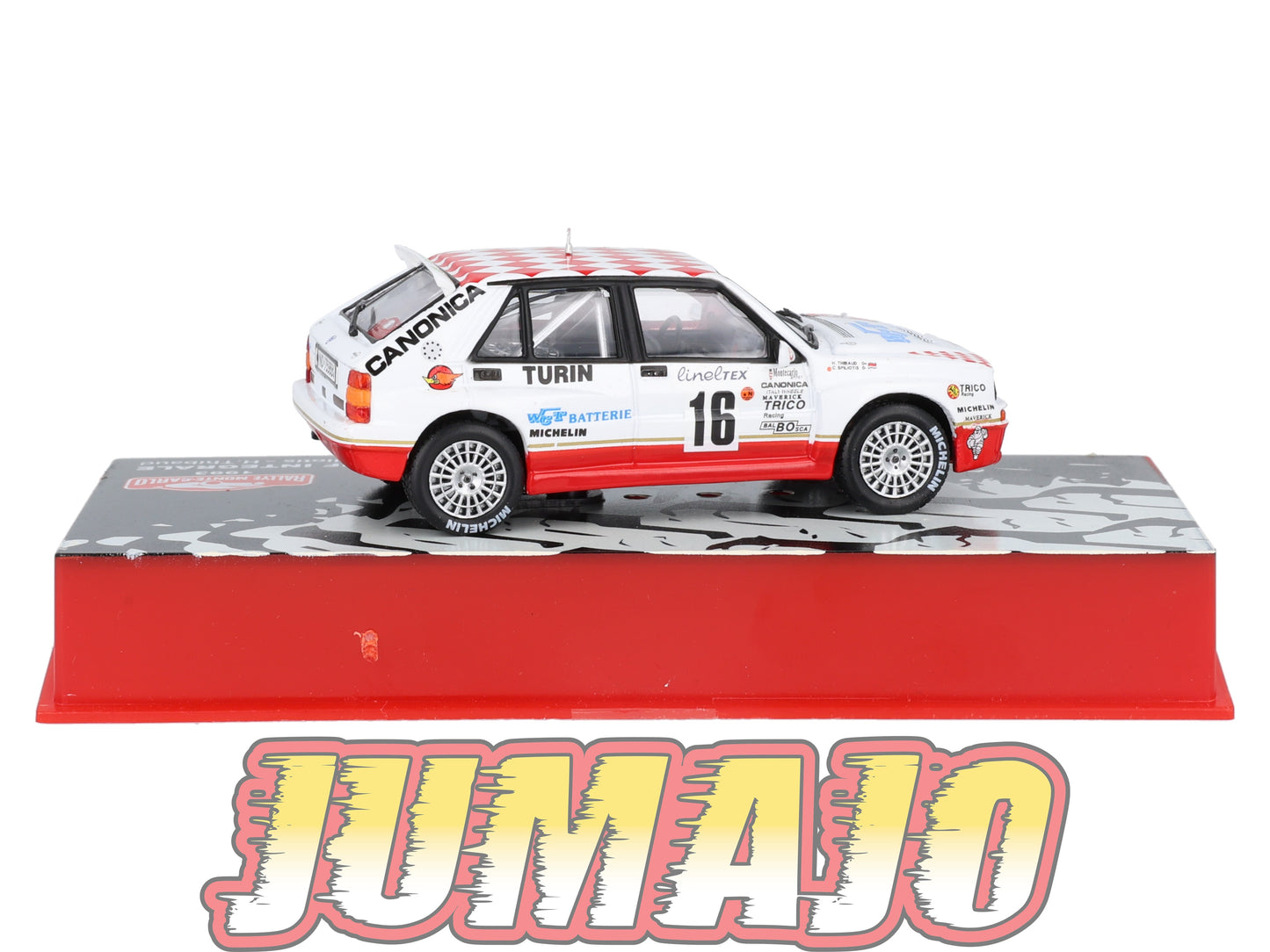 RMC104 Voiture 1/43 IXO Altaya Rallye Monte-Carlo LANCIA Delta HF Integrale 1993 #16 C.Spiliotis