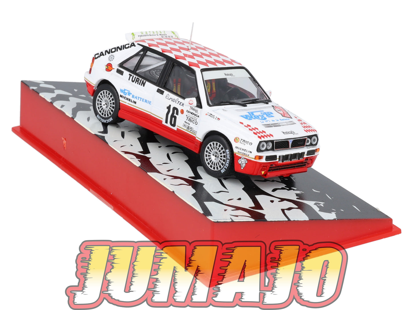 RMC104 Voiture 1/43 IXO Altaya Rallye Monte-Carlo LANCIA Delta HF Integrale 1993 #16 C.Spiliotis