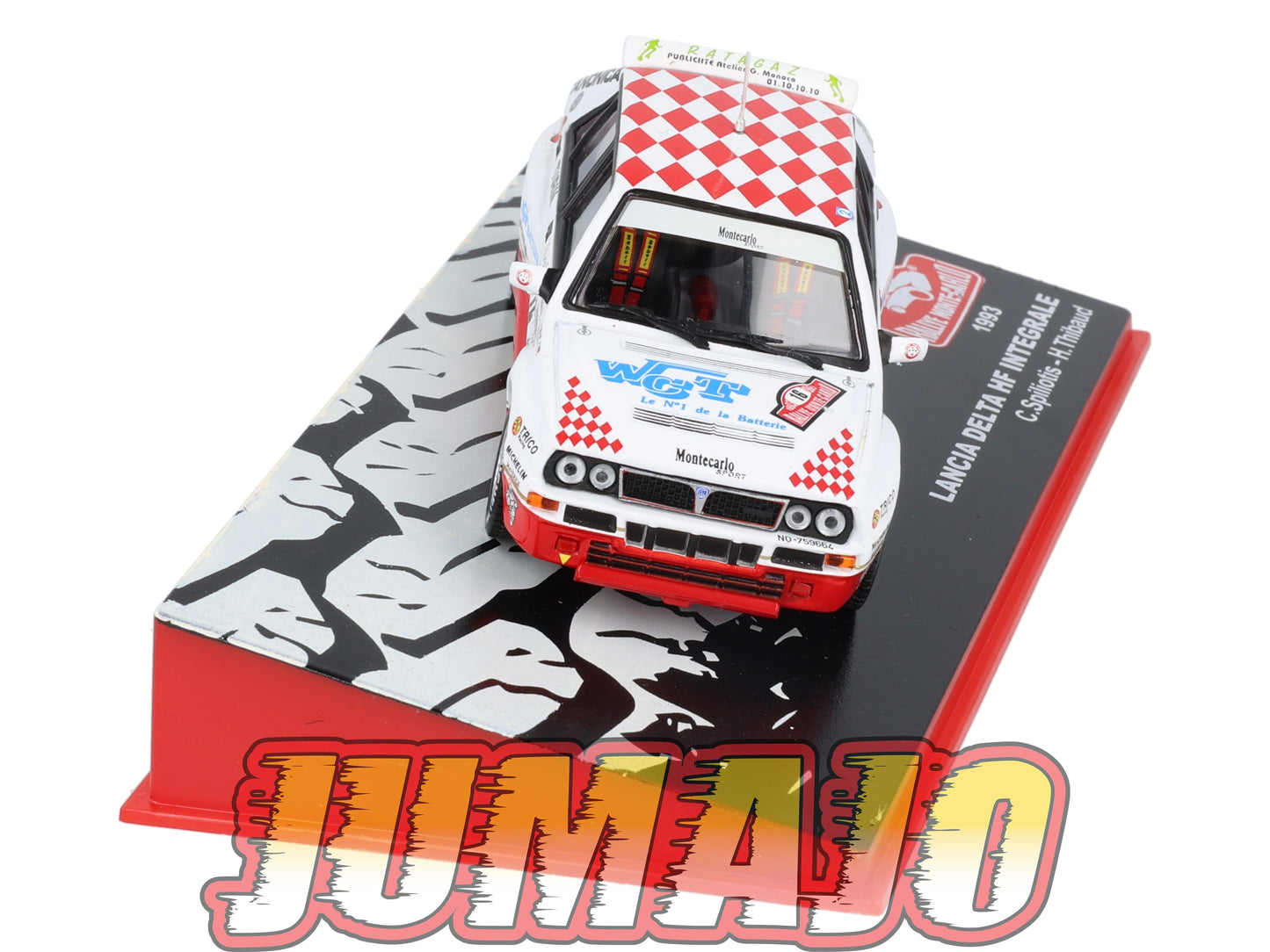 RMC104 Voiture 1/43 IXO Altaya Rallye Monte-Carlo LANCIA Delta HF Integrale 1993 #16 C.Spiliotis