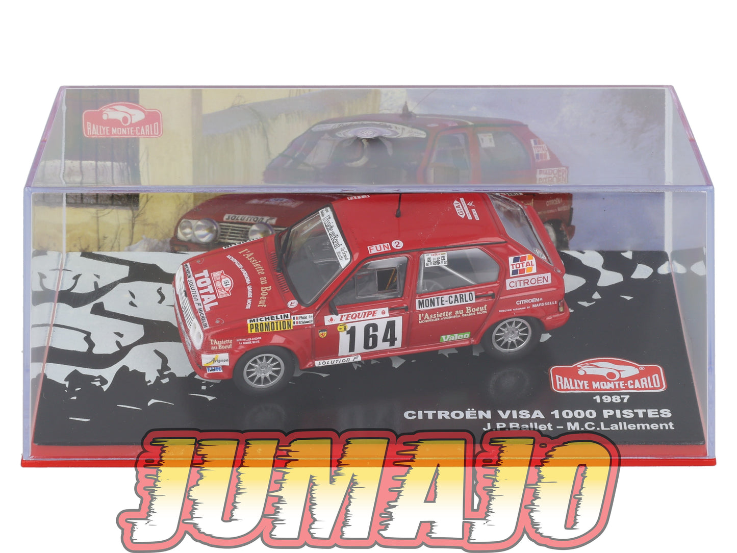 RMC105 Voiture 1/43 IXO Altaya Rallye monte-carlo CITROEN Visa 1000 pistes 1987 #164 Ballet