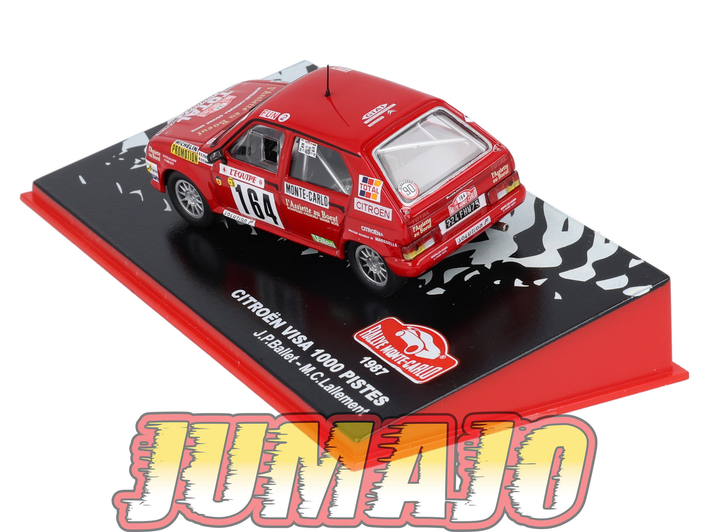 RMC105 Voiture 1/43 IXO Altaya Rallye monte-carlo CITROEN Visa 1000 pistes 1987 #164 Ballet