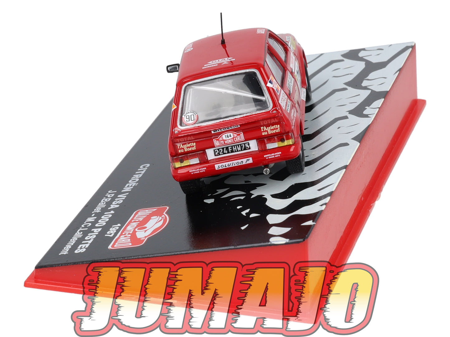 RMC105 Voiture 1/43 IXO Altaya Rallye monte-carlo CITROEN Visa 1000 pistes 1987 #164 Ballet