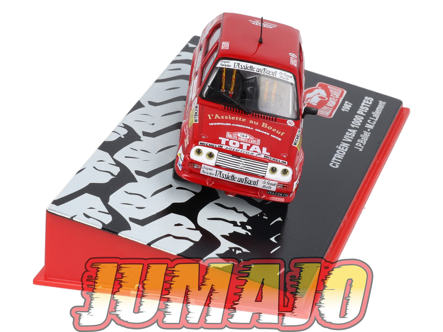 RMC105 Voiture 1/43 IXO Altaya Rallye monte-carlo CITROEN Visa 1000 pistes 1987 #164 Ballet