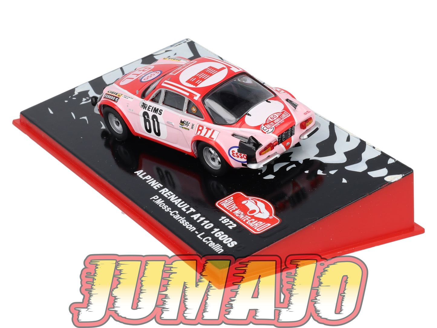 RMC106 Voiture 1/43 IXO Altaya Rallye Monte-carlo RENAULT Alpine A110 1600S #60 P.Moss-Carlsson 1972