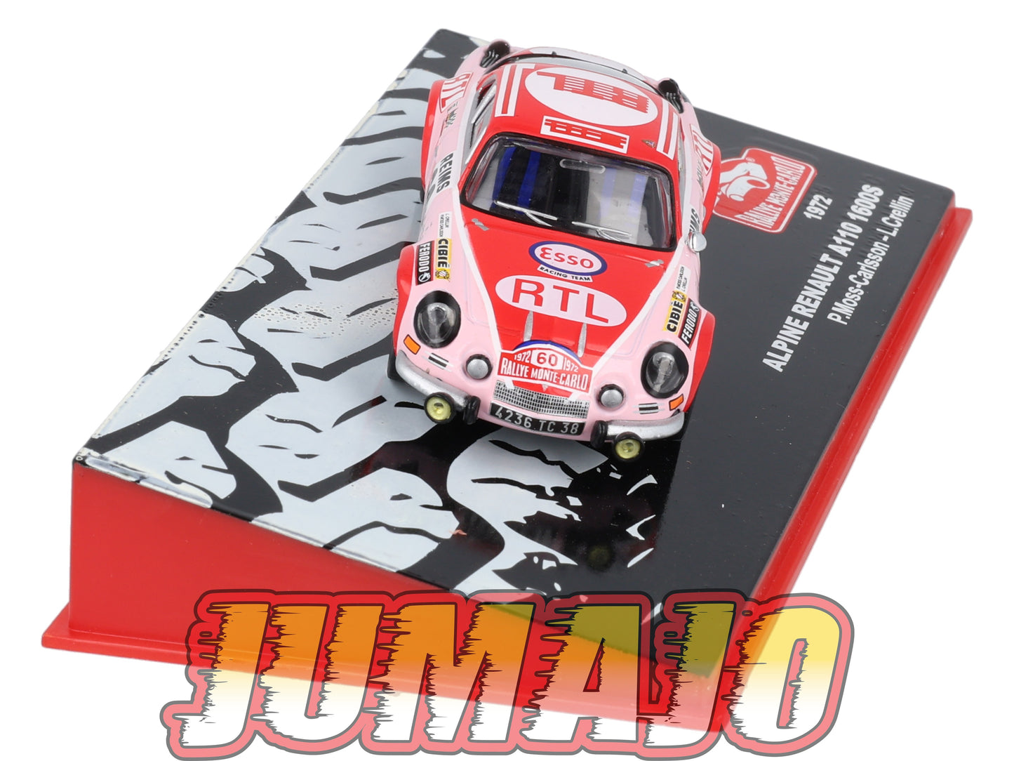 RMC106 Voiture 1/43 IXO Altaya Rallye Monte-carlo RENAULT Alpine A110 1600S #60 P.Moss-Carlsson 1972