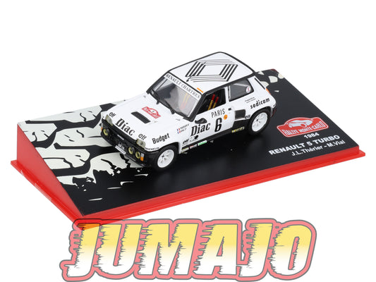 RMC109 Voiture 1/43 IXO Altaya Rallye Monte-Carlo RENAULT 5 Turbo 1984 #6 JL.Thérier