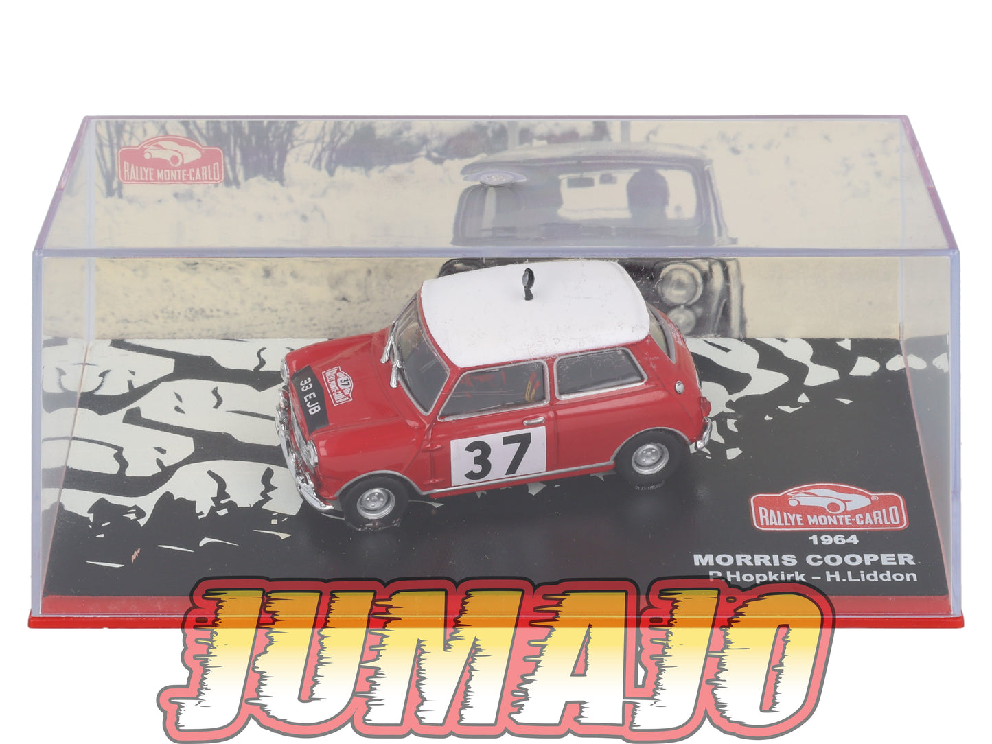 RMC110 Voiture 1/43 IXO Altaya Rallye monte-carlo MORRIS Cooper 1964 #37 P.Hopkirk