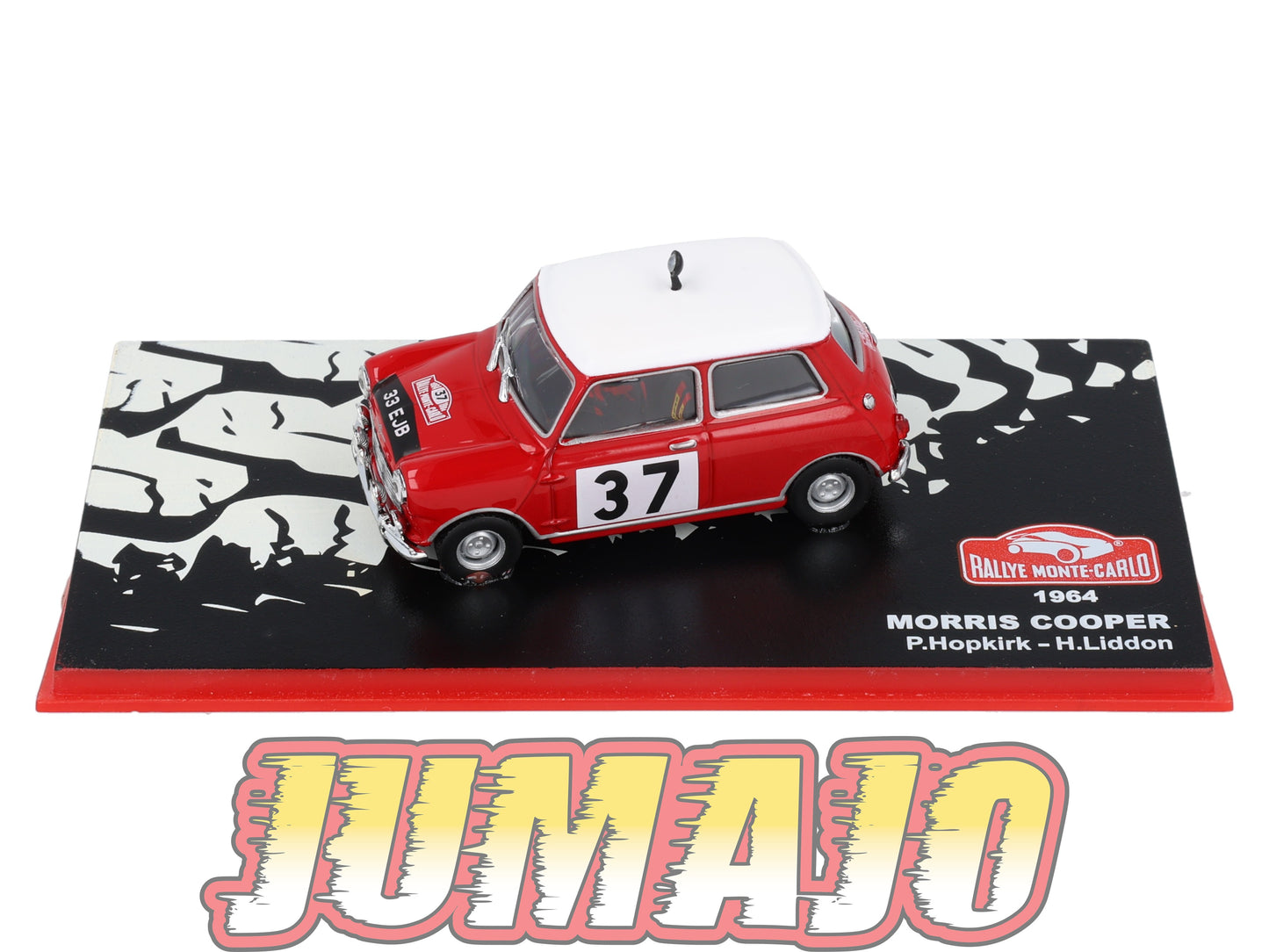 RMC110 Voiture 1/43 IXO Altaya Rallye monte-carlo MORRIS Cooper 1964 #37 P.Hopkirk