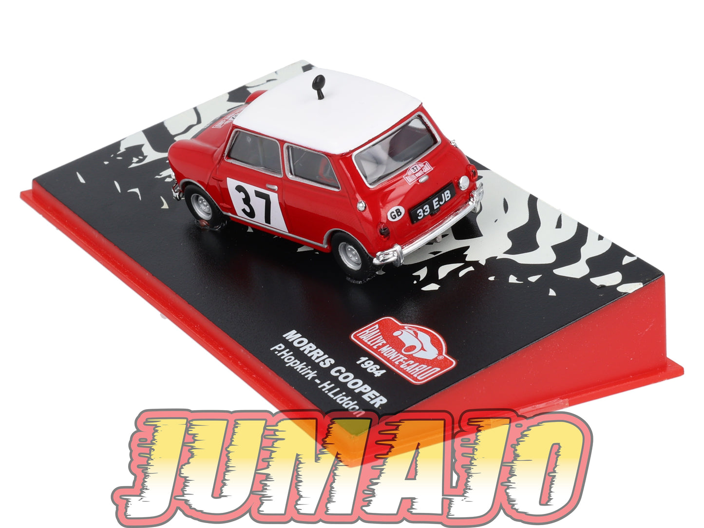RMC110 Voiture 1/43 IXO Altaya Rallye monte-carlo MORRIS Cooper 1964 #37 P.Hopkirk