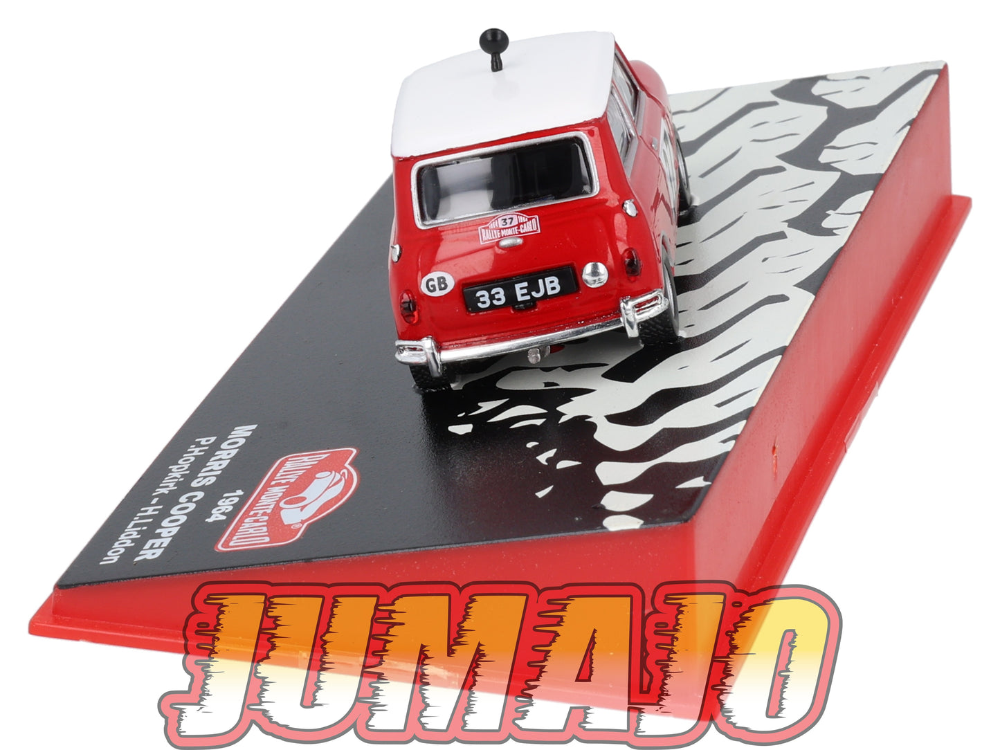 RMC110 Voiture 1/43 IXO Altaya Rallye monte-carlo MORRIS Cooper 1964 #37 P.Hopkirk