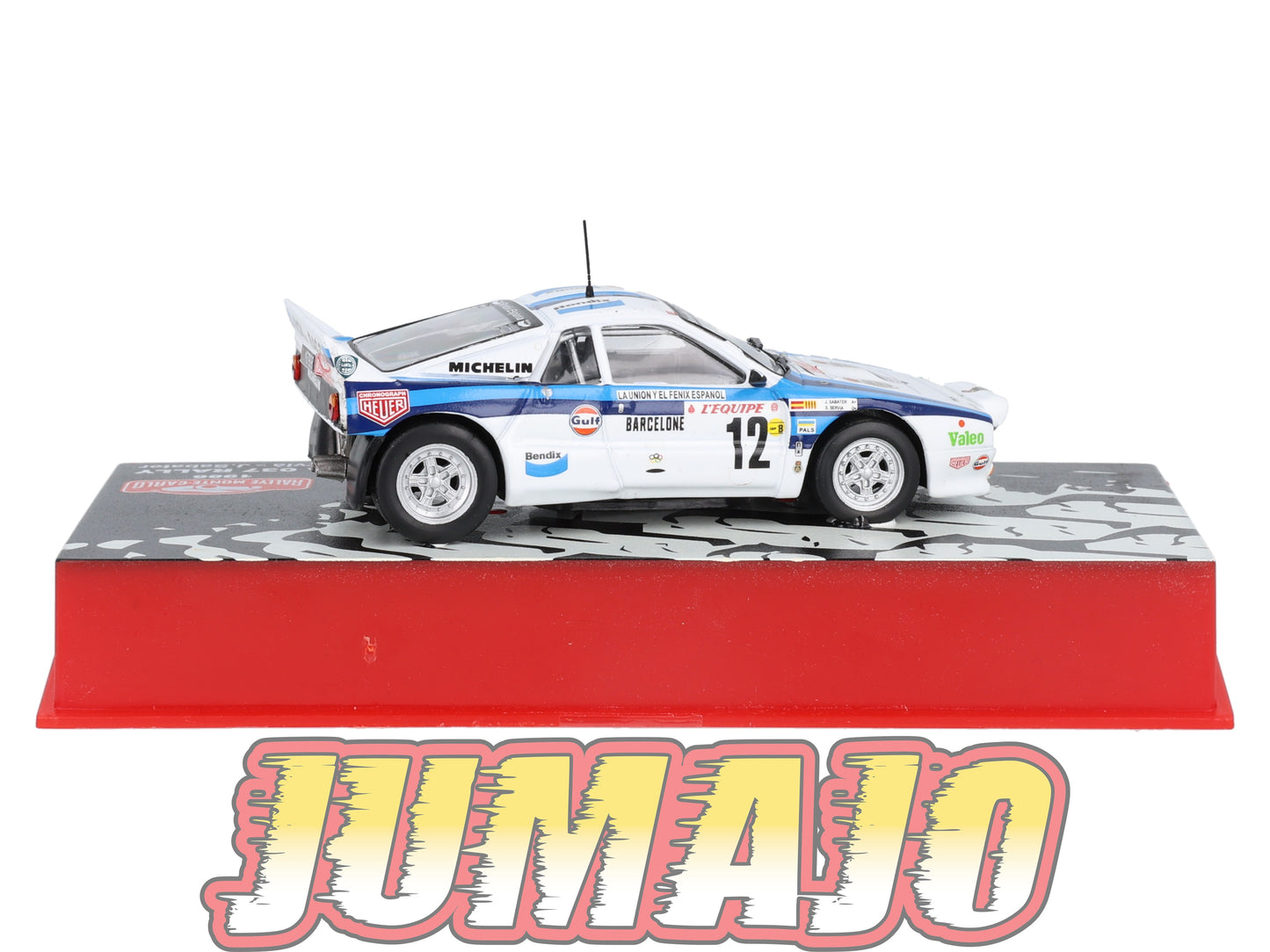 RMC111 Voiture 1/43 IXO Altaya Rallye monte-carlo LANCIA 037 1986 #12 S.Servia