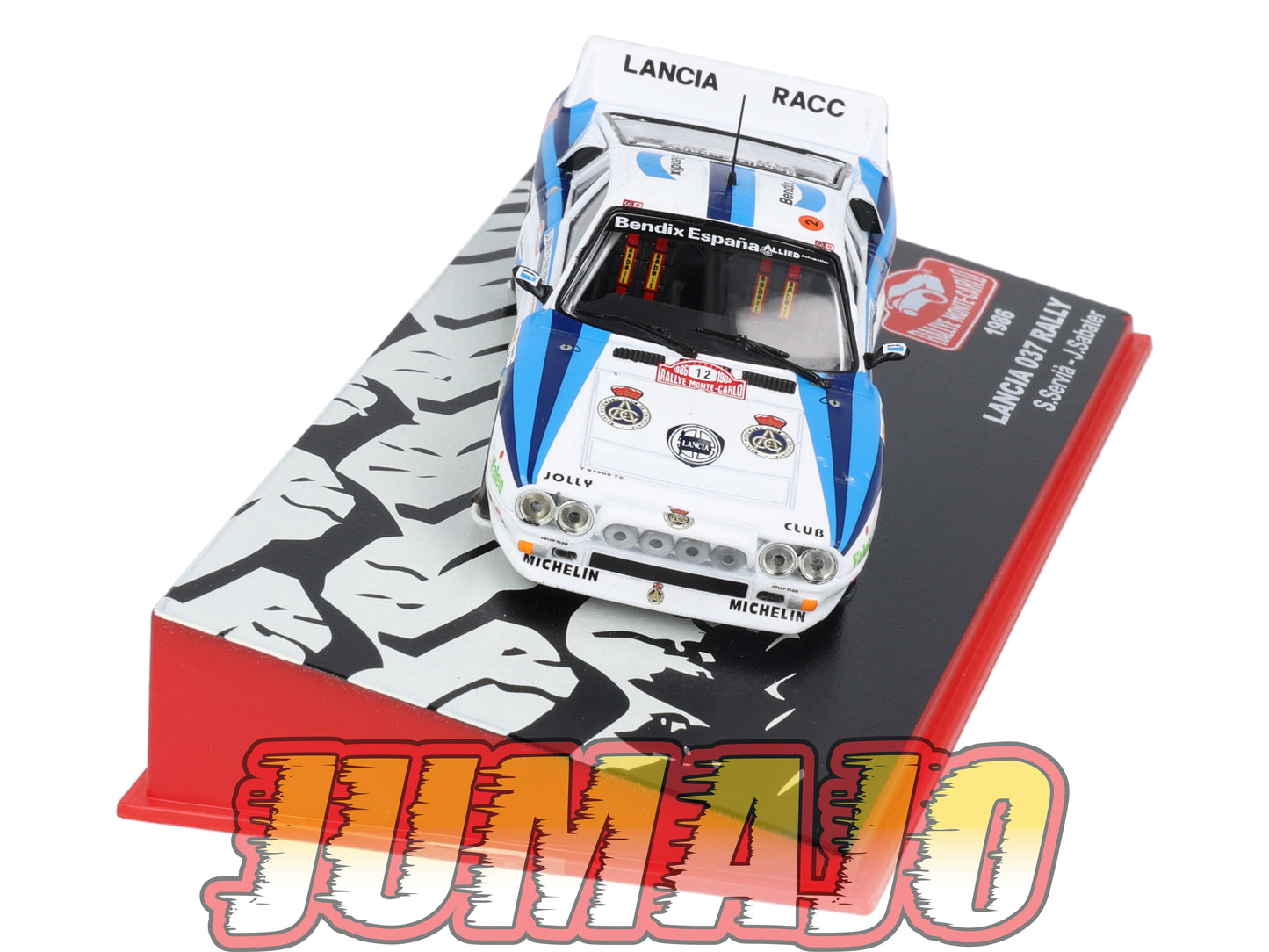 RMC111 Voiture 1/43 IXO Altaya Rallye monte-carlo LANCIA 037 1986 #12 S.Servia