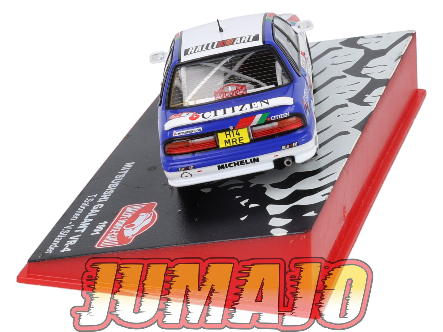 RMC112 Voiture 1/43 IXO Altaya Rallye Monte-carlo MITSUBISHI Galant VR4 1991 #4 T.Salonen