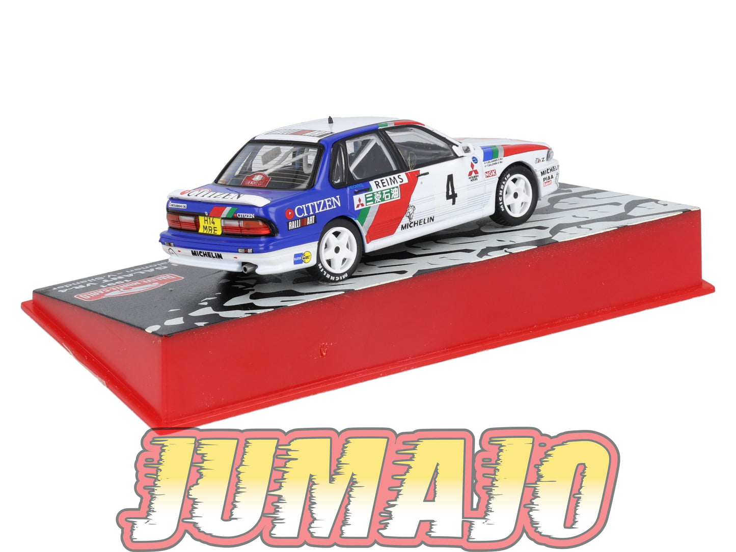 RMC112 Voiture 1/43 IXO Altaya Rallye Monte-carlo MITSUBISHI Galant VR4 1991 #4 T.Salonen