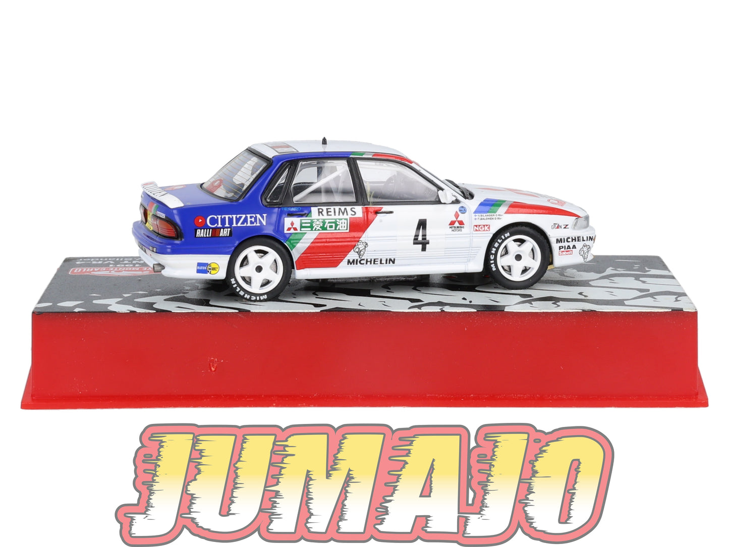 RMC112 Voiture 1/43 IXO Altaya Rallye Monte-carlo MITSUBISHI Galant VR4 1991 #4 T.Salonen