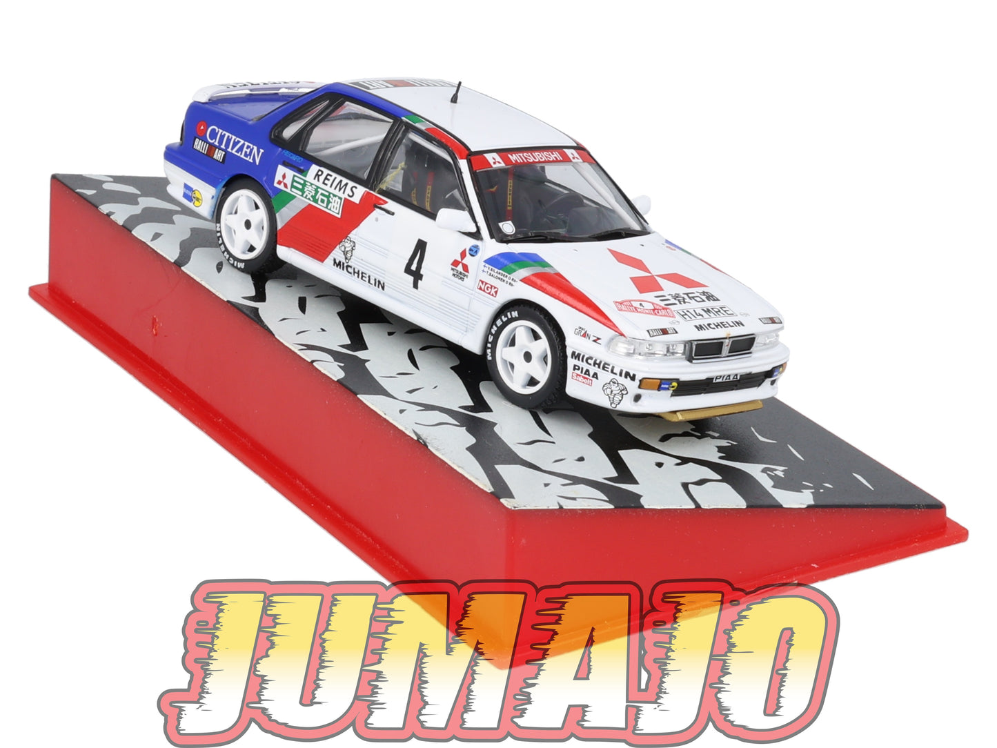 RMC112 Voiture 1/43 IXO Altaya Rallye Monte-carlo MITSUBISHI Galant VR4 1991 #4 T.Salonen
