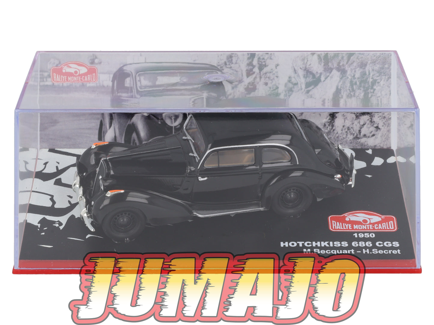RMC114 Voiture 1/43 IXO Altaya Rallye Monte-carlo HOTCHKISS 686 CGS M.Becquart 1950