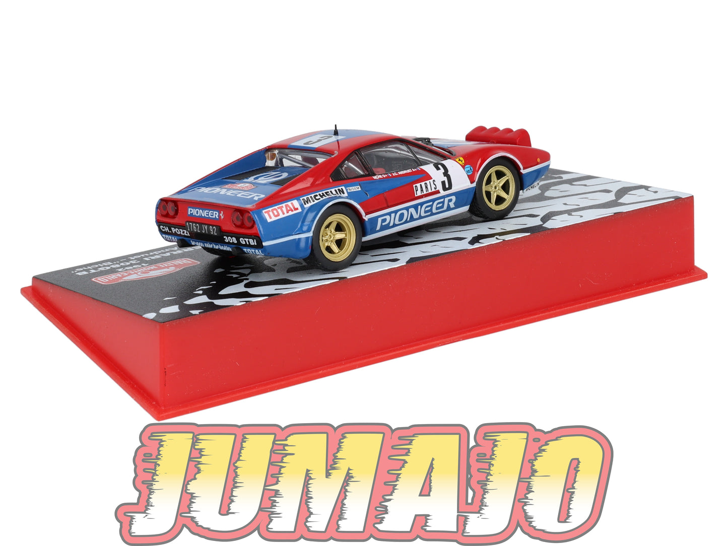 RMC11 Voiture 1/43 IXO Altaya Rallye Monte-carlo FERRARI 308GTB 1982 #3 J.Andruet