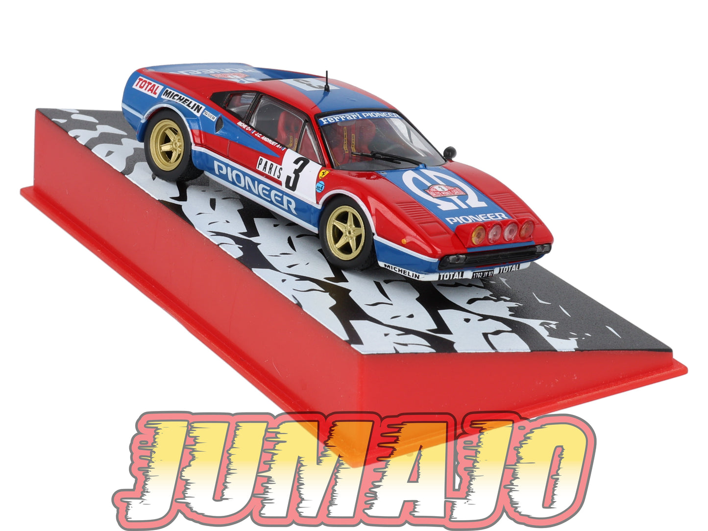 RMC11 Voiture 1/43 IXO Altaya Rallye Monte-carlo FERRARI 308GTB 1982 #3 J.Andruet