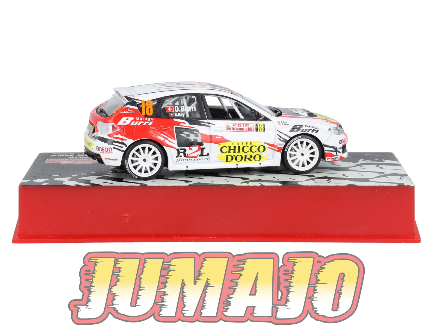 RMC121 Voiture 1/43 IXO Altaya Rallye monte-carlo SUBARU Impreza 2010 #18 O.Burri