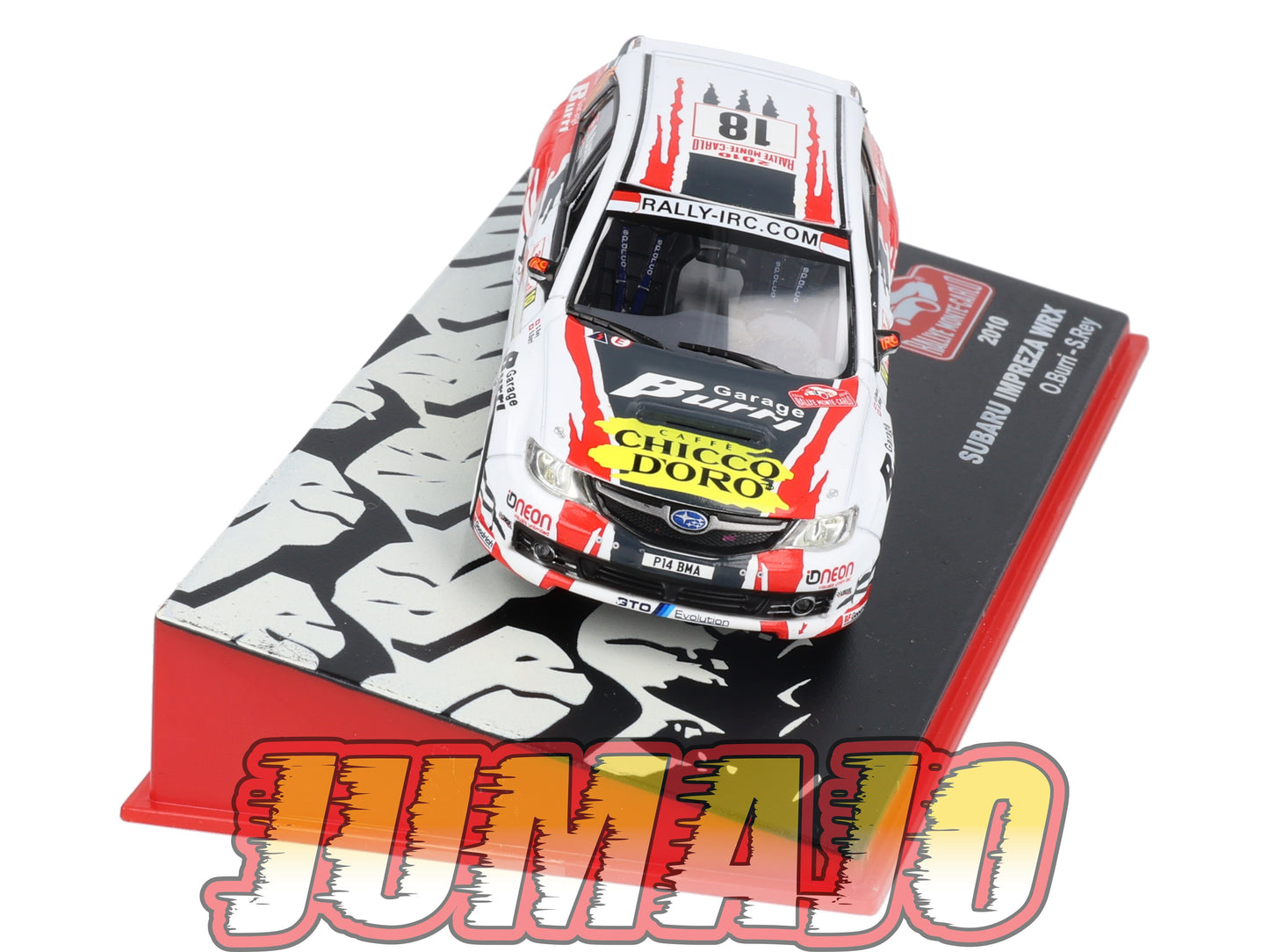 RMC121 Voiture 1/43 IXO Altaya Rallye monte-carlo SUBARU Impreza 2010 #18 O.Burri