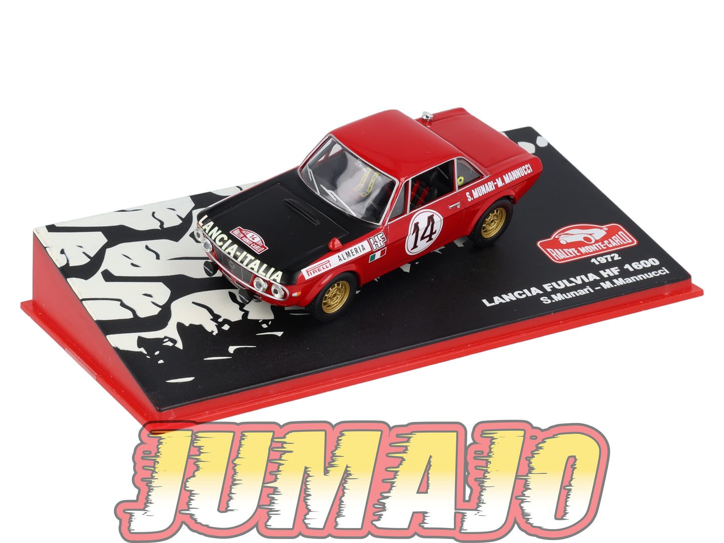 RMC123 Voiture 1/43 IXO Altaya Rallye monte-carlo LANCIA Fulvia HF 1600 1972 #14 S.Munari