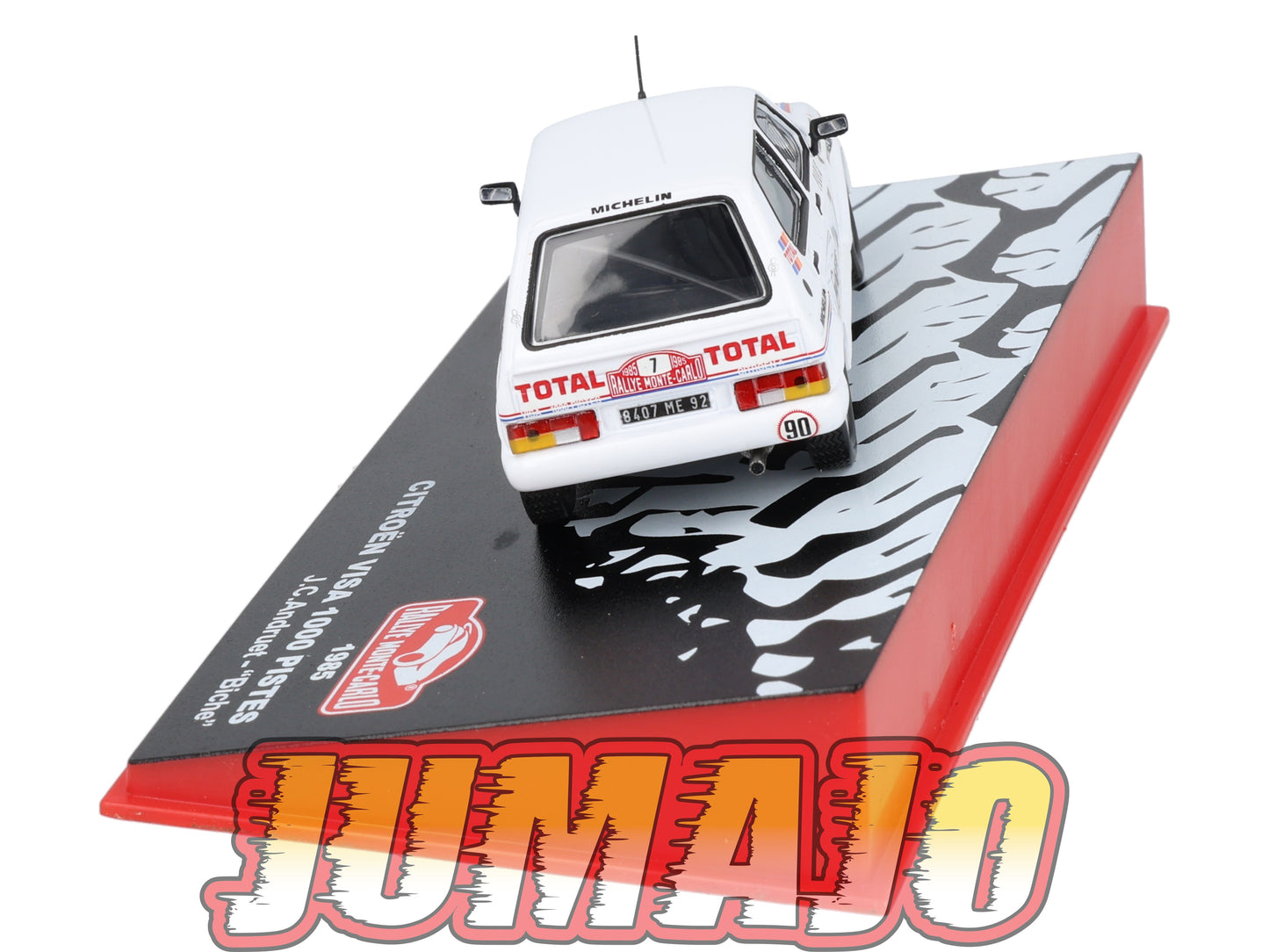 RMC12 Voiture 1/43 IXO Altaya Rallye Monte-carlo CITROËN Visa 1000 Pistes #7 J.C.Andruet 1985
