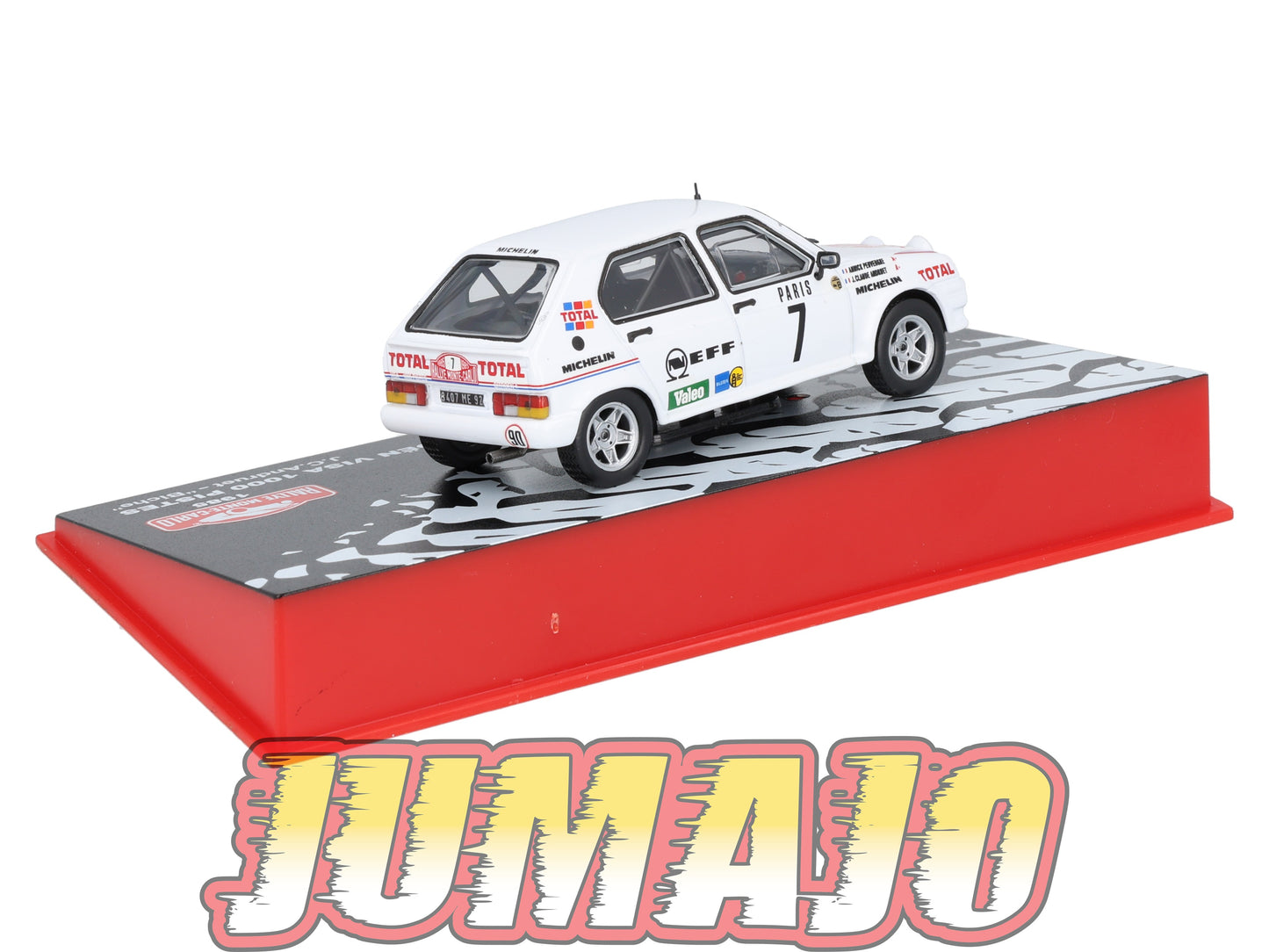 RMC12 Voiture 1/43 IXO Altaya Rallye Monte-carlo CITROËN Visa 1000 Pistes #7 J.C.Andruet 1985