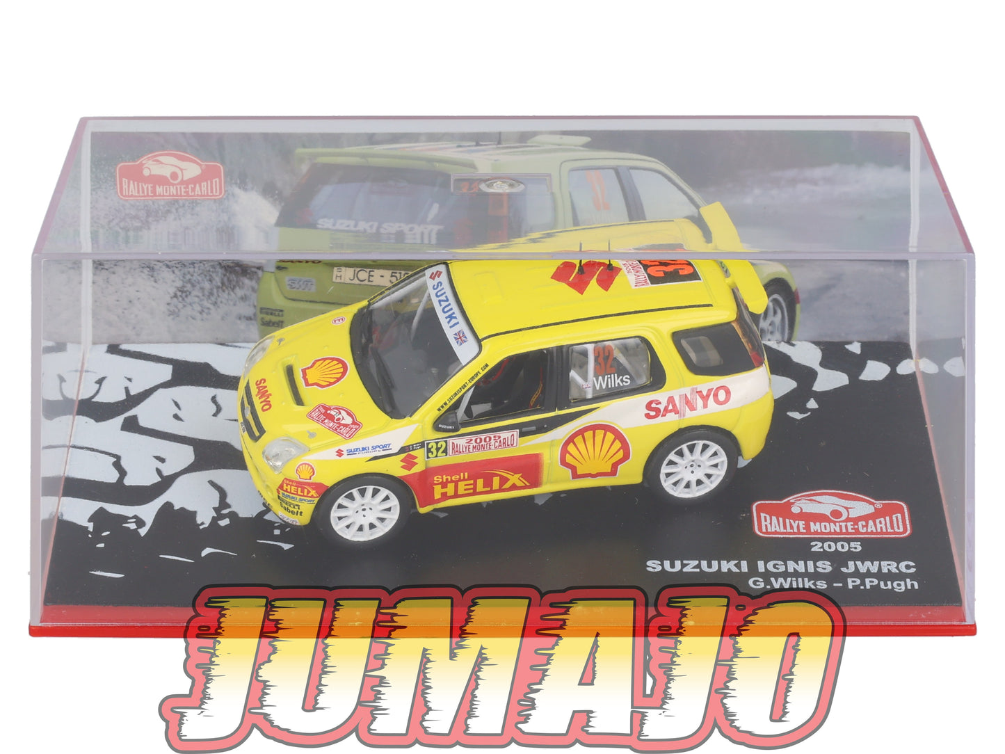 RMC16 Voiture 1/43 IXO Altaya Rallye monte-carlo SUZUKI Ignis JWRC 2005 #32 G.Wilks