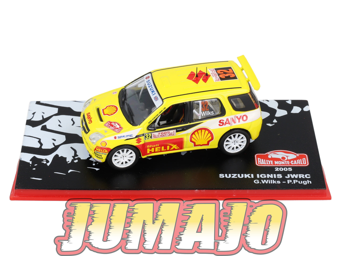 RMC16 Voiture 1/43 IXO Altaya Rallye monte-carlo SUZUKI Ignis JWRC 2005 #32 G.Wilks