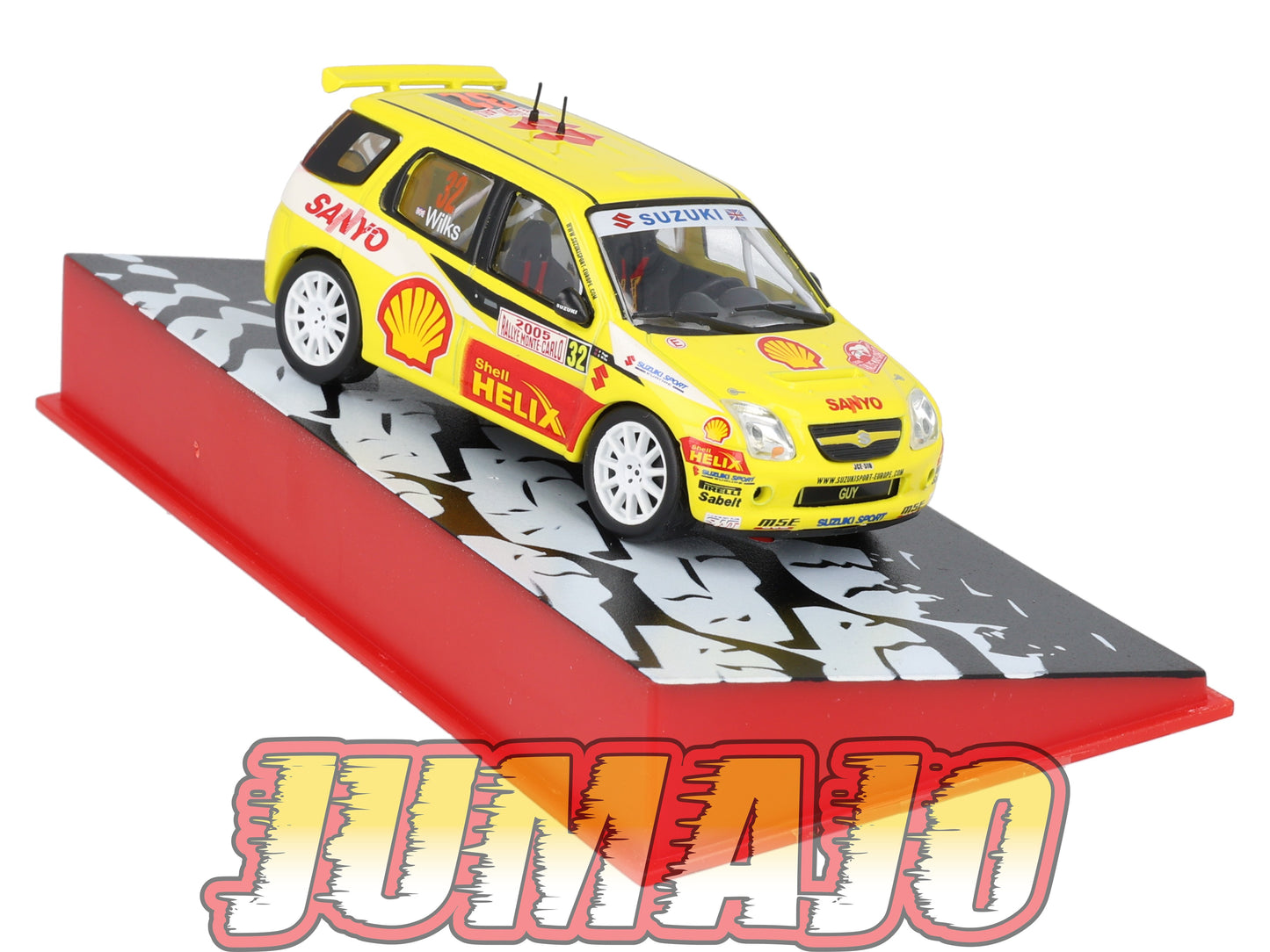 RMC16 Voiture 1/43 IXO Altaya Rallye monte-carlo SUZUKI Ignis JWRC 2005 #32 G.Wilks