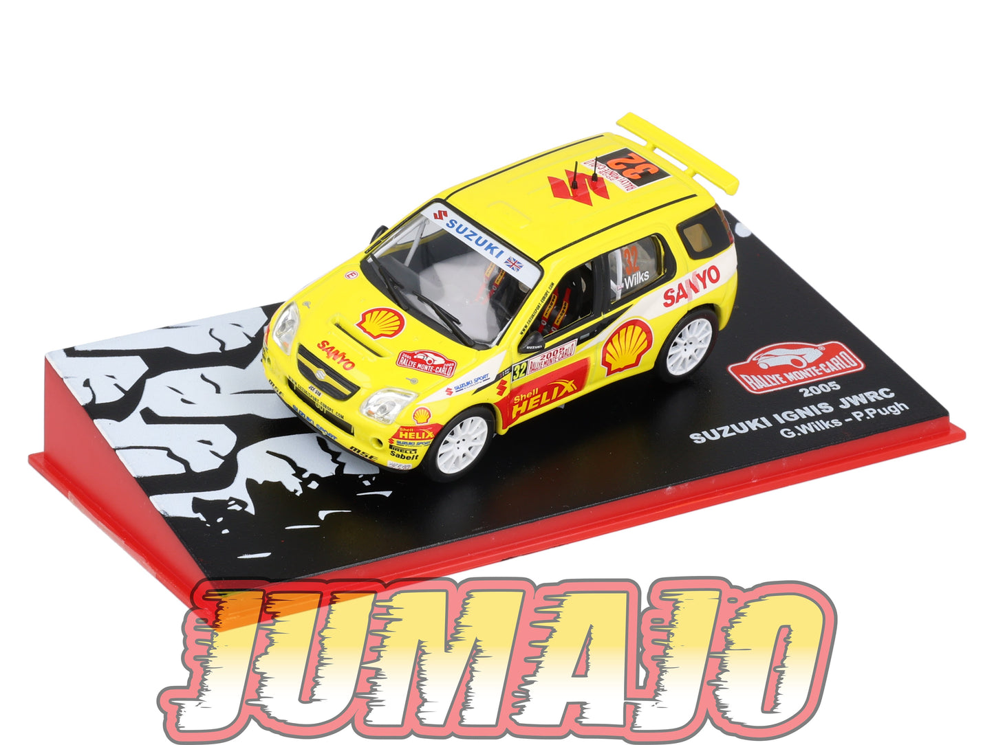 RMC16 Voiture 1/43 IXO Altaya Rallye monte-carlo SUZUKI Ignis JWRC 2005 #32 G.Wilks