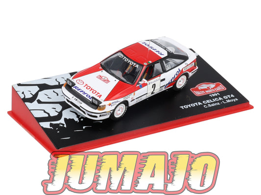 RMC17 Voiture 1/43 IXO Altaya Rallye Monte-Carlo TOYOTA Celica GT4 1991 #2 C.Sainz