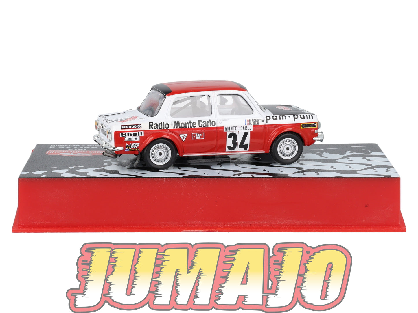 RMC18 Voiture 1/43 IXO Altaya Rallye Monte-carlo SIMCA 1000 Rallye2 1973 #34 B.Fiorentino