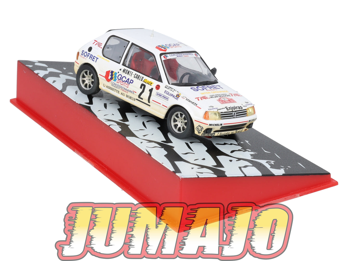 RMC19 Voiture 1/43 IXO Altaya Rallye monte-carlo PEUGEOT 205 GTI 1988 #21 Ballet
