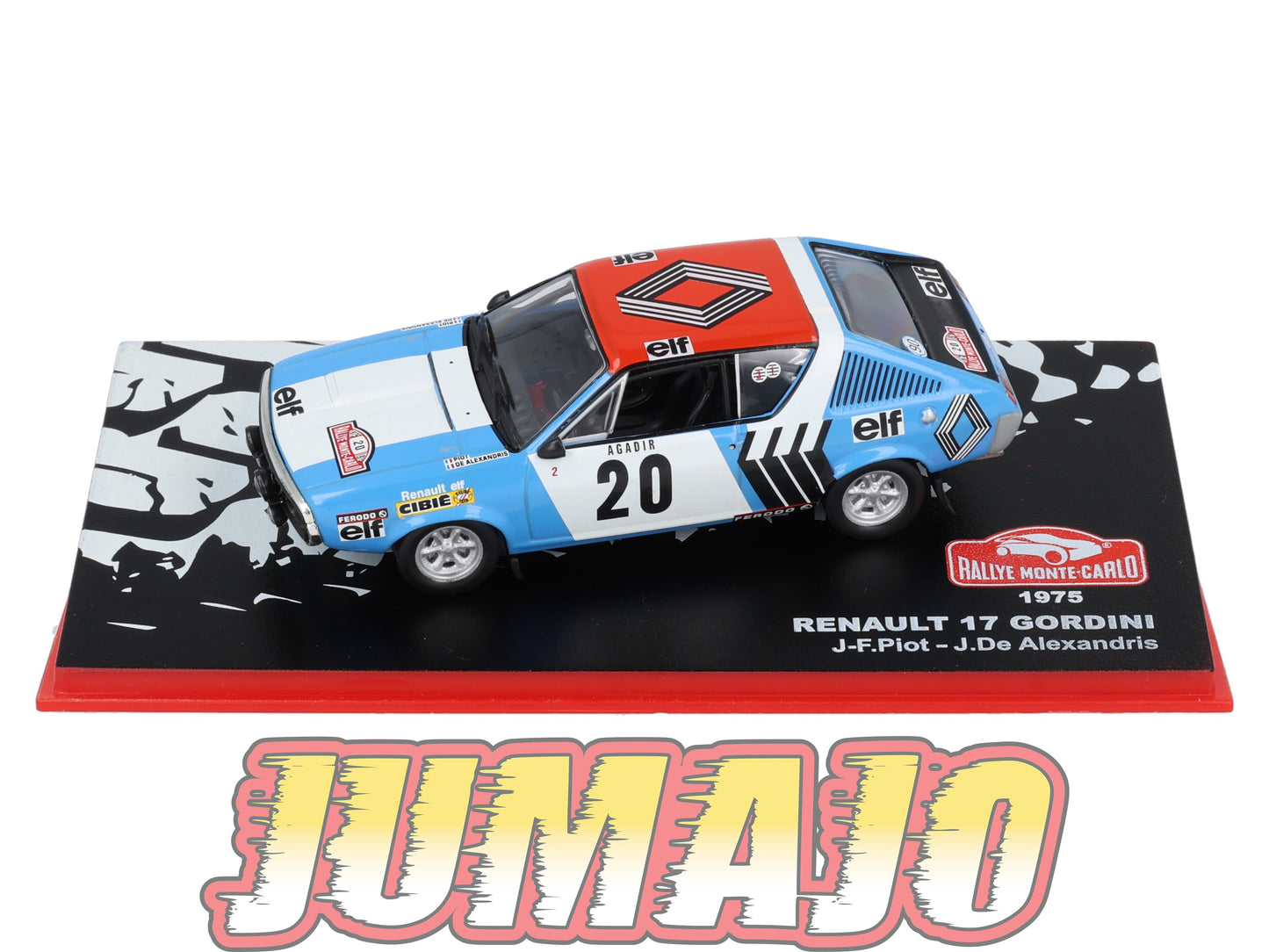 RMC20 Voiture 1/43 IXO Altaya Rallye Monte-carlo RENAULT 17 Gordini 1975 #20 J.Piot