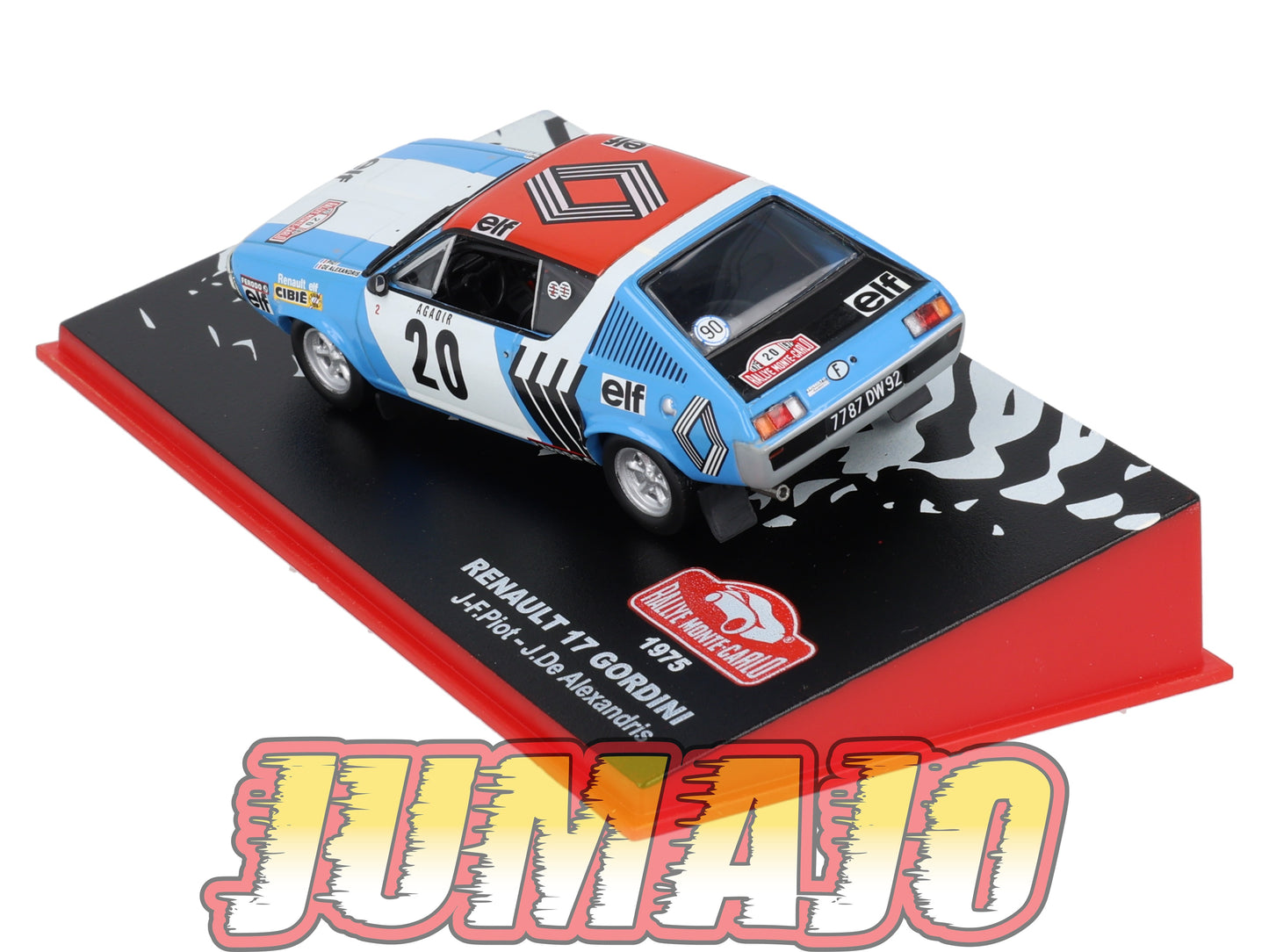 RMC20 Voiture 1/43 IXO Altaya Rallye Monte-carlo RENAULT 17 Gordini 1975 #20 J.Piot
