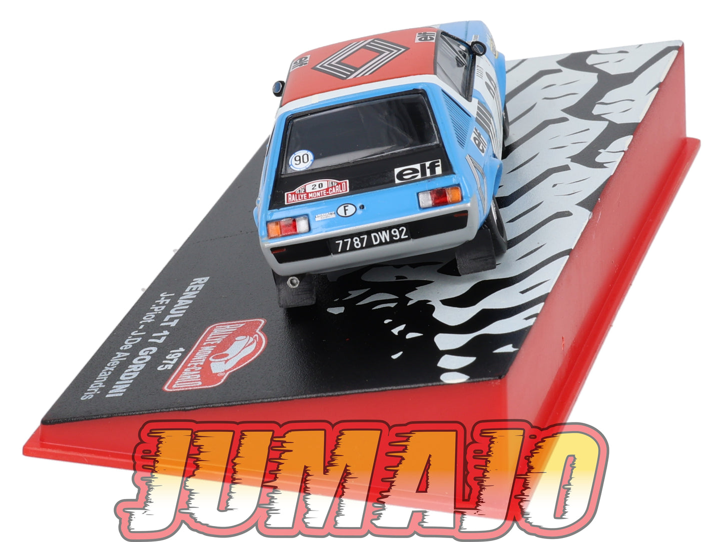 RMC20 Voiture 1/43 IXO Altaya Rallye Monte-carlo RENAULT 17 Gordini 1975 #20 J.Piot