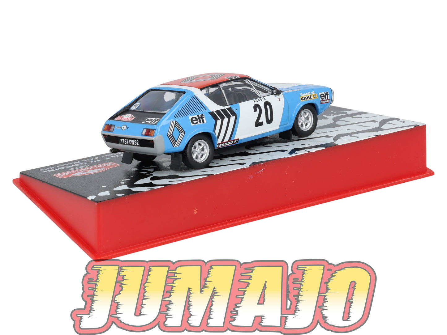RMC20 Voiture 1/43 IXO Altaya Rallye Monte-carlo RENAULT 17 Gordini 1975 #20 J.Piot