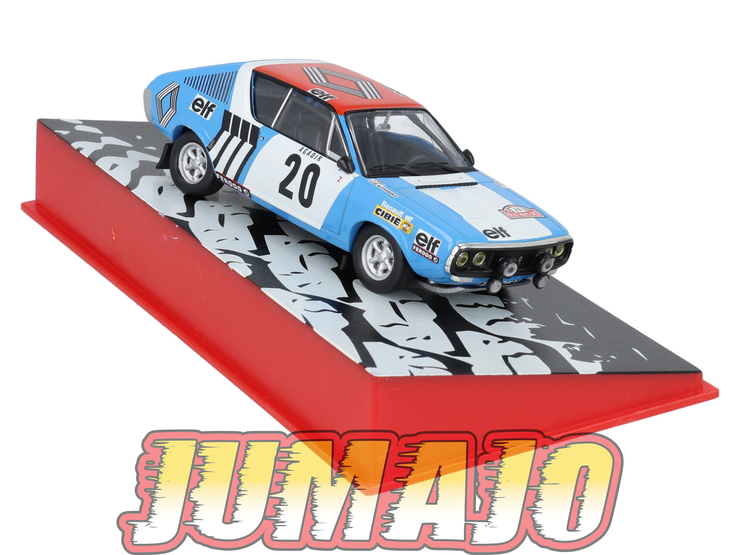 RMC20 Voiture 1/43 IXO Altaya Rallye Monte-carlo RENAULT 17 Gordini 1975 #20 J.Piot