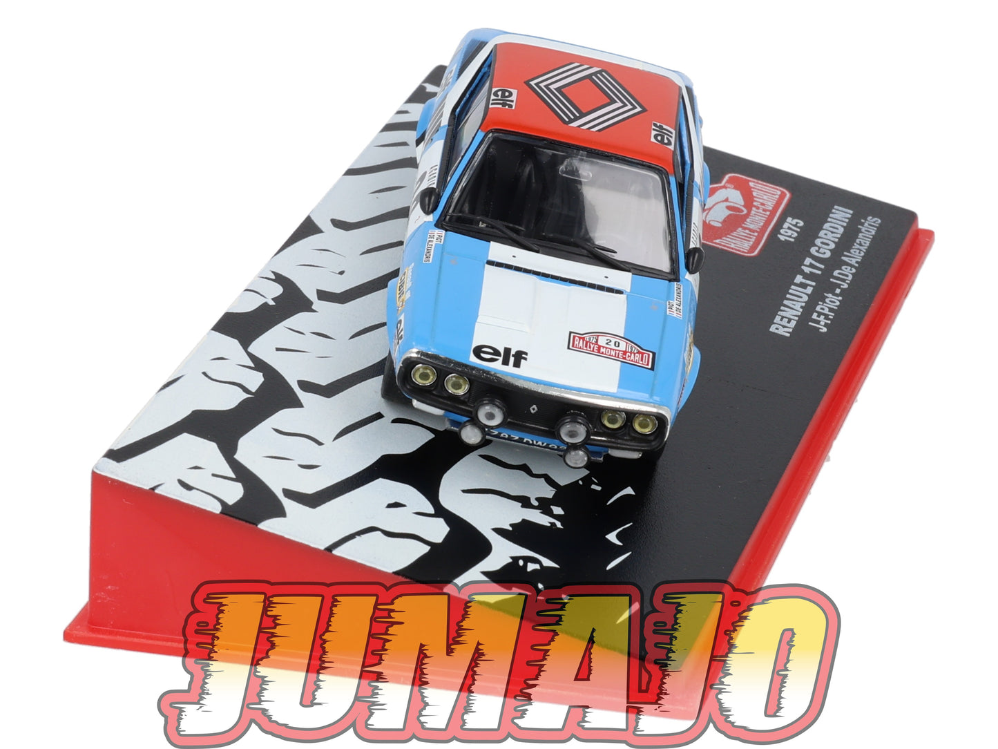 RMC20 Voiture 1/43 IXO Altaya Rallye Monte-carlo RENAULT 17 Gordini 1975 #20 J.Piot