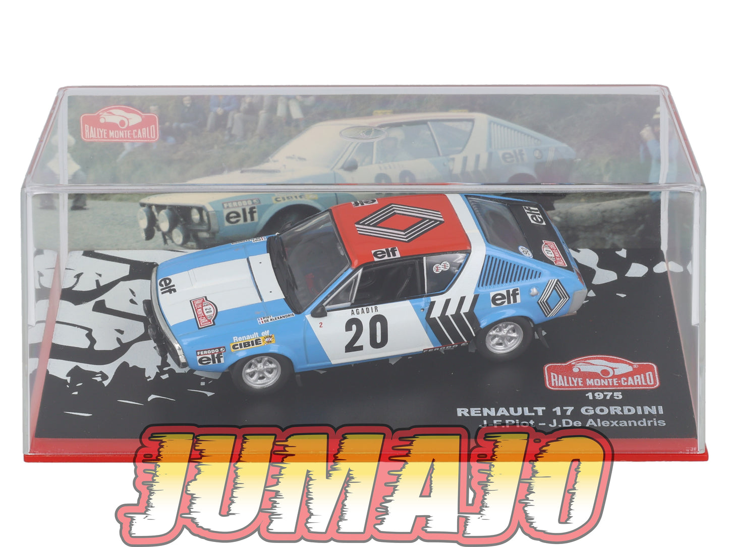 RMC20 Voiture 1/43 IXO Altaya Rallye Monte-carlo RENAULT 17 Gordini 1975 #20 J.Piot