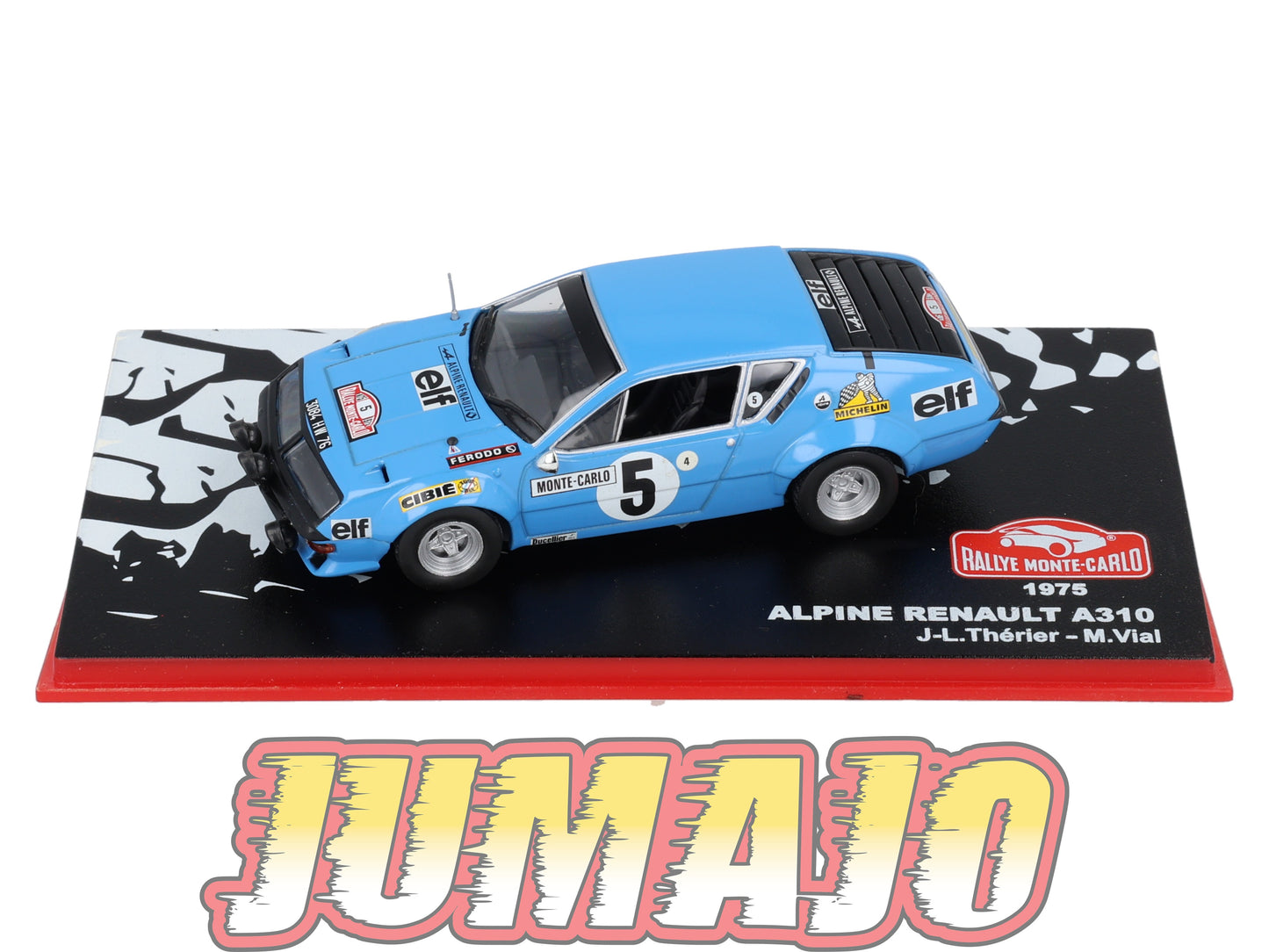 RMC21 Voiture 1/43 IXO Altaya Rallye Monte-carlo RENAULT Alpine A310 1975 #5 J.Thérier