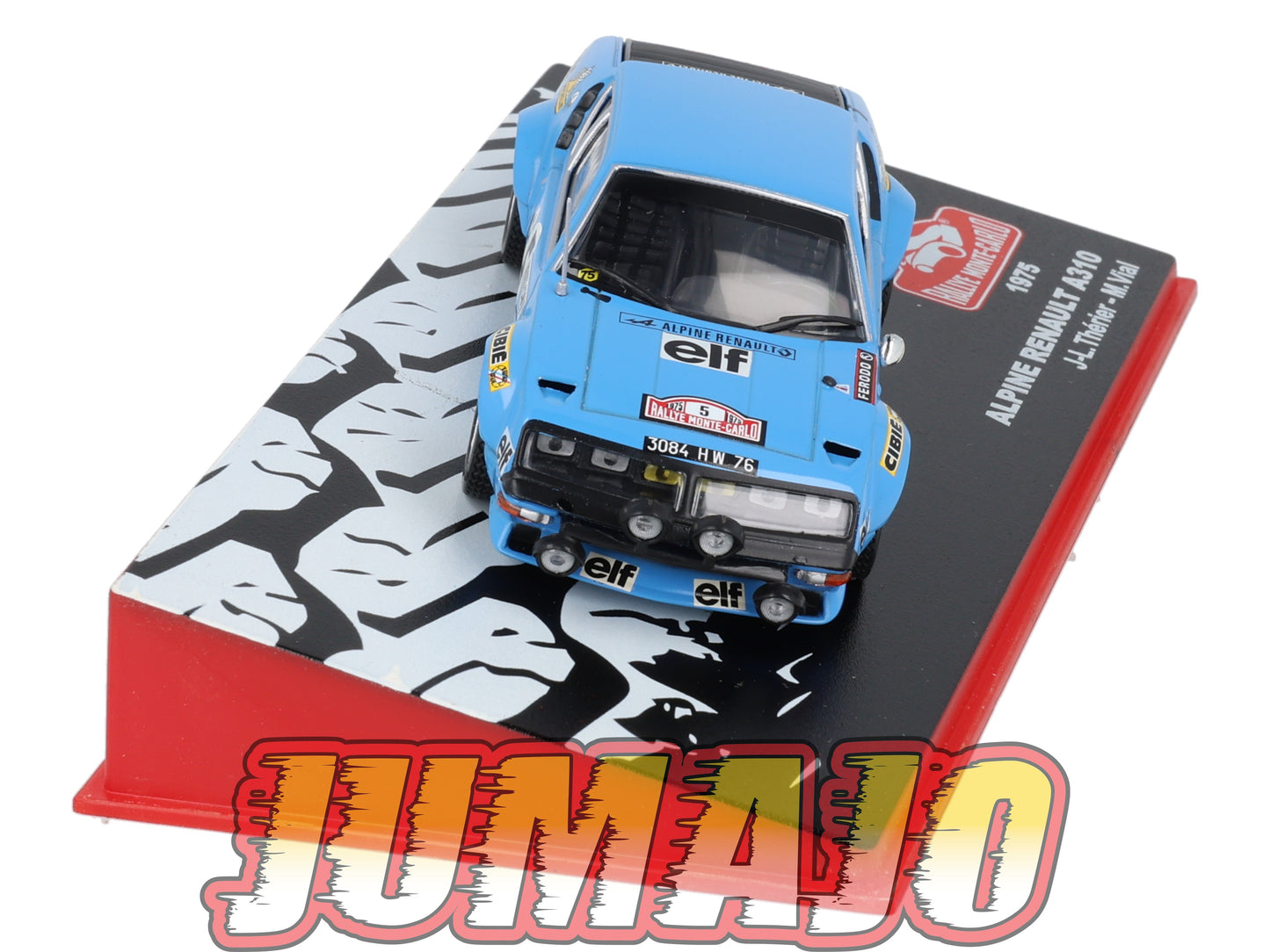 RMC21 Voiture 1/43 IXO Altaya Rallye Monte-carlo RENAULT Alpine A310 1975 #5 J.Thérier