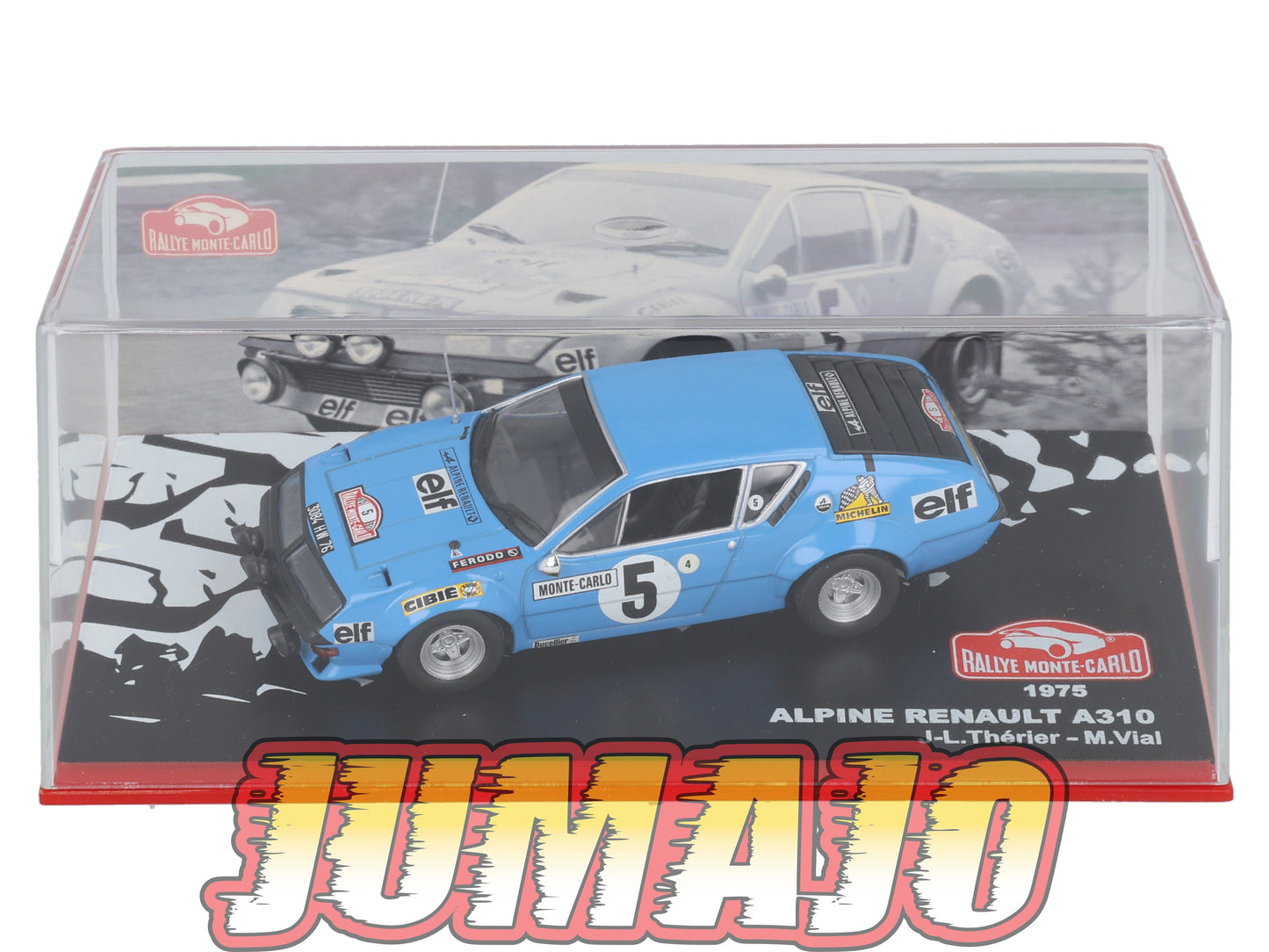 RMC21 Voiture 1/43 IXO Altaya Rallye Monte-carlo RENAULT Alpine A310 1975 #5 J.Thérier