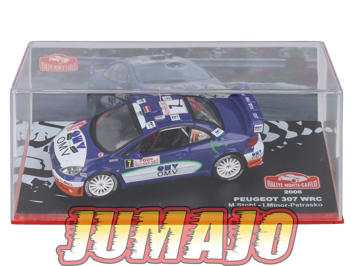RMC24 Voiture 1/43 IXO Altaya Rallye Monte-Carlo PEUGEOT 307 WRC 2006 #7 M.Stohl