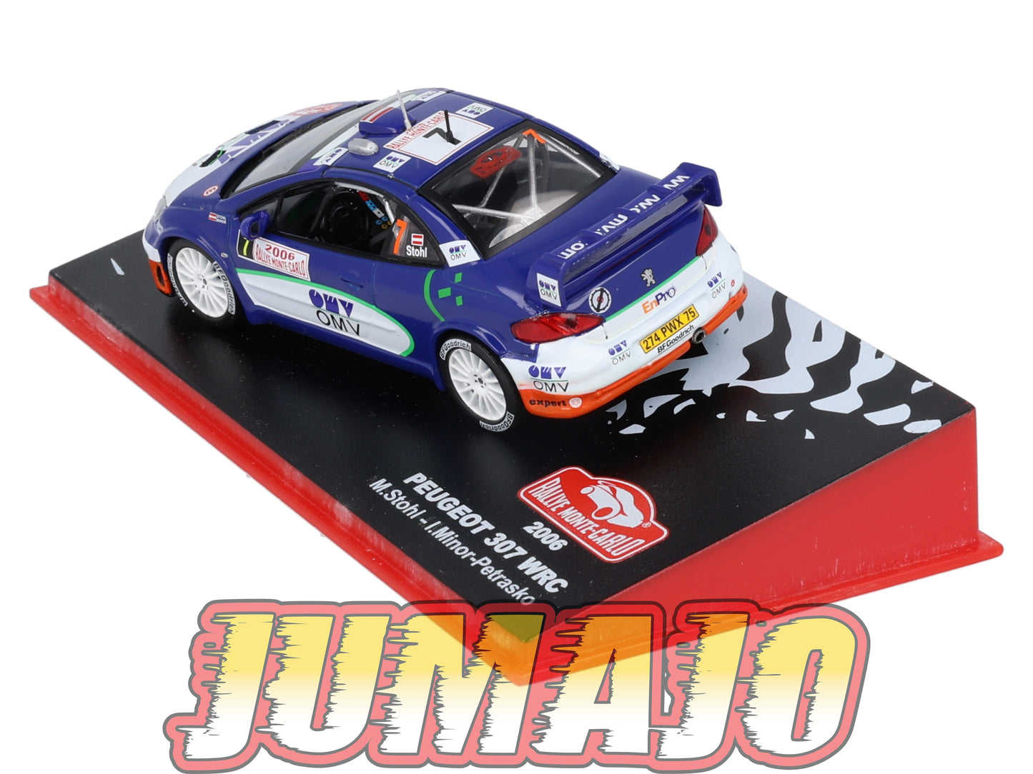 RMC24 Voiture 1/43 IXO Altaya Rallye Monte-Carlo PEUGEOT 307 WRC 2006 #7 M.Stohl