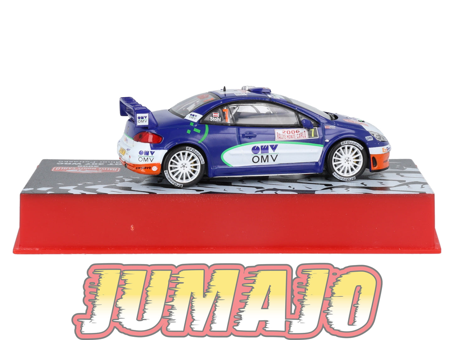 RMC24 Voiture 1/43 IXO Altaya Rallye Monte-Carlo PEUGEOT 307 WRC 2006 #7 M.Stohl
